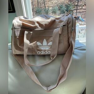Adidas Light Brown Peachy Duffel Bag